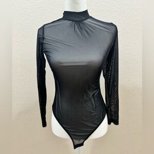 Women’s black bodysuit, size m